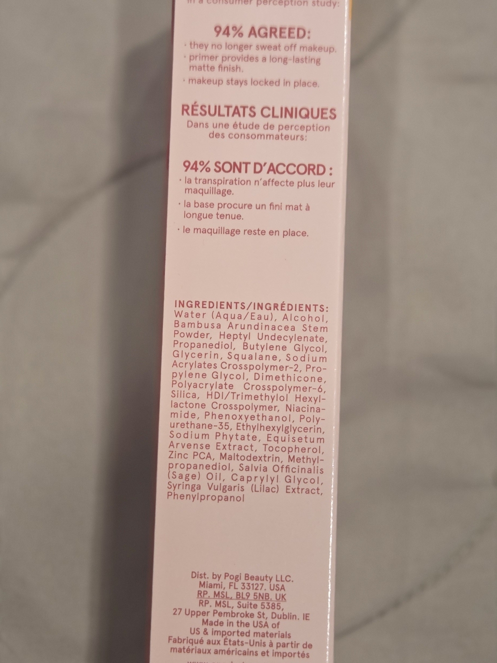 O/S Secure The Sweat Mattifying Primer - Picture 3 of 3